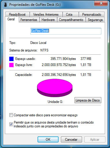 disk HD Externo Seagate GoFlex Desk 2TB